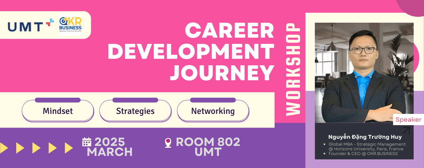 UMT workshop - Career development journey - Mar2025